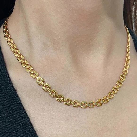 Jewelry - GP Square Chain Necklace